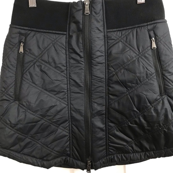 Prana Elsa black quilted skirt women small - Picture 2 of 16